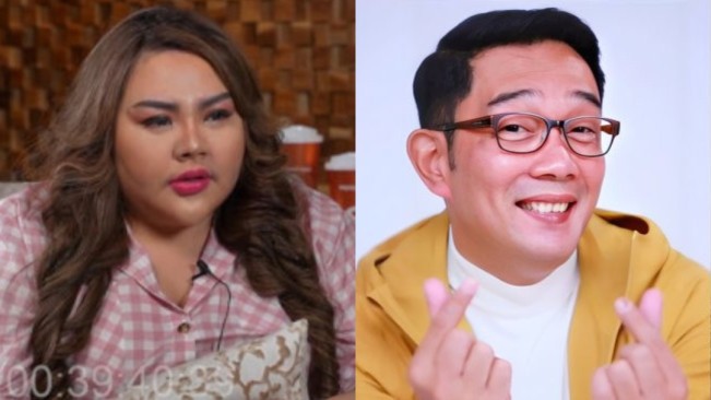 Foto Kolase Lisa Mariana dan Ridwan Kamil. [Instagram]
